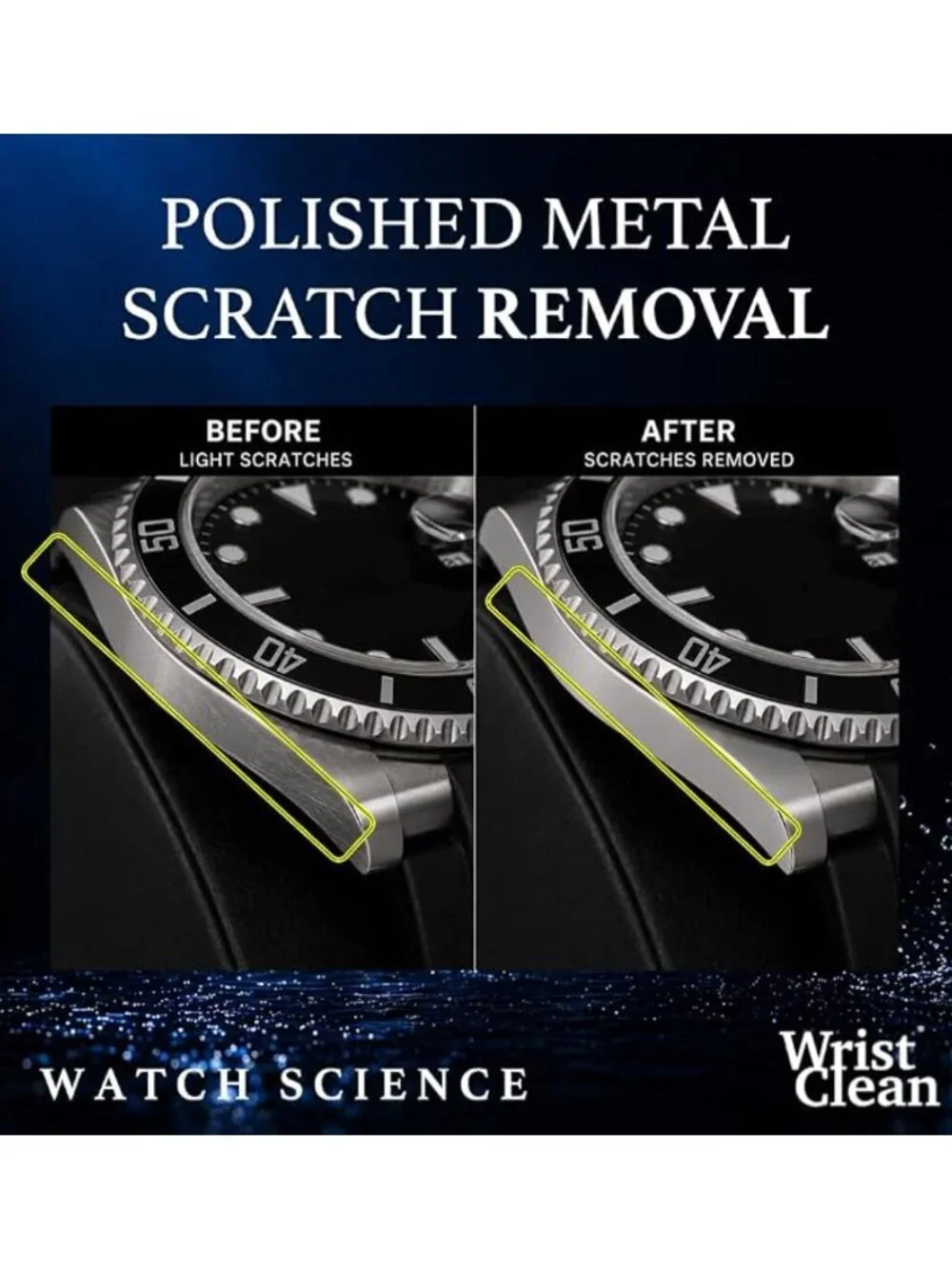 WristClean Ultra Watch Cleaning & Polishing Kit 9 Piece Set NEW